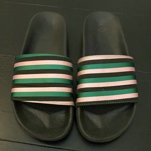 Satin Pool Slides. Great condition. 41
